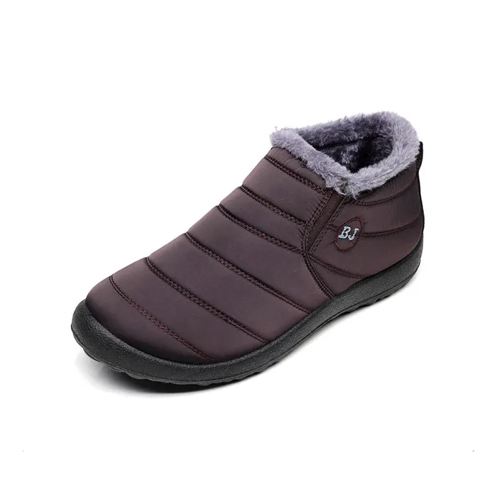Bottes anti-skid chaudes pour hommes étanches